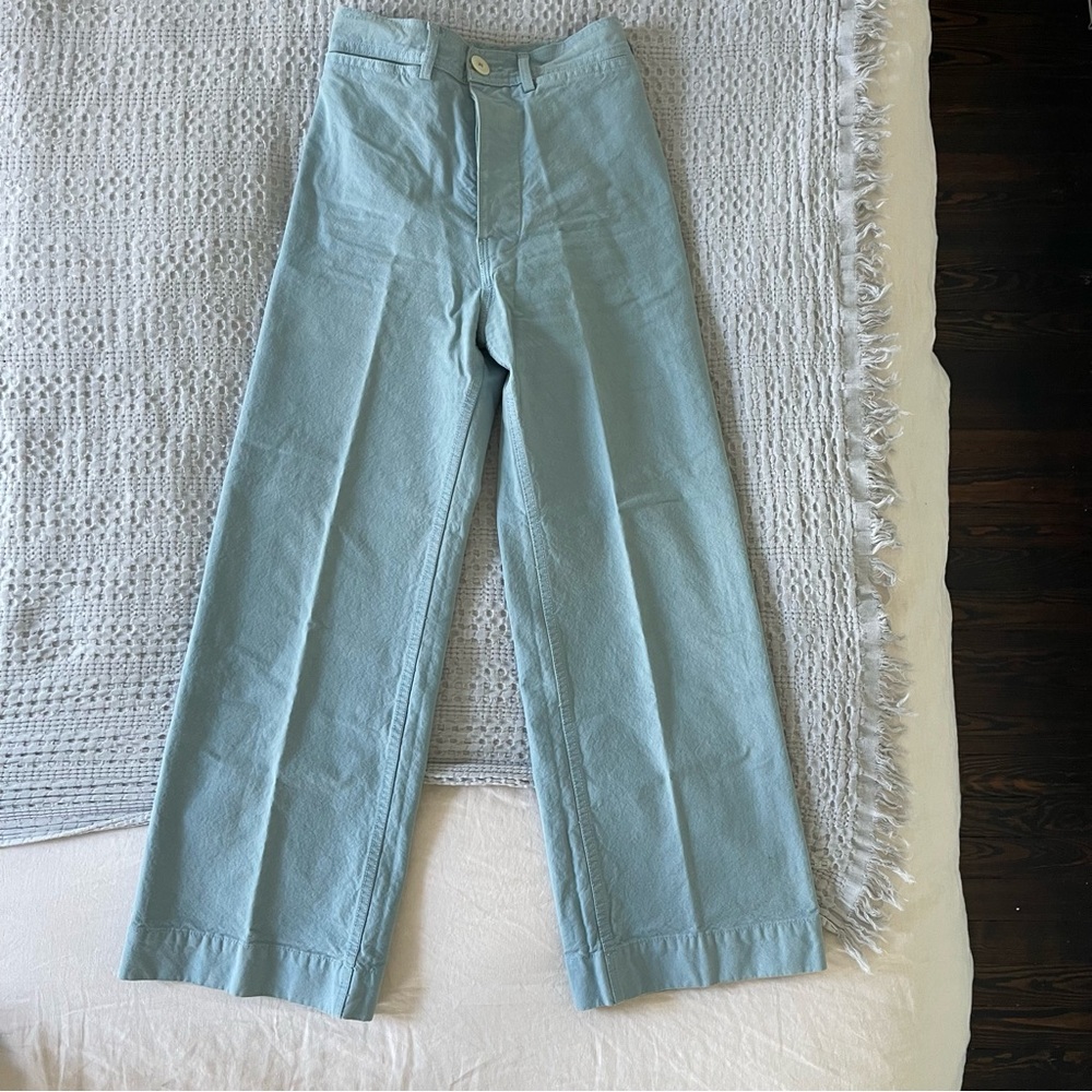 Jesse Kamm- Kamm Pants Size 0 Piscine Blue